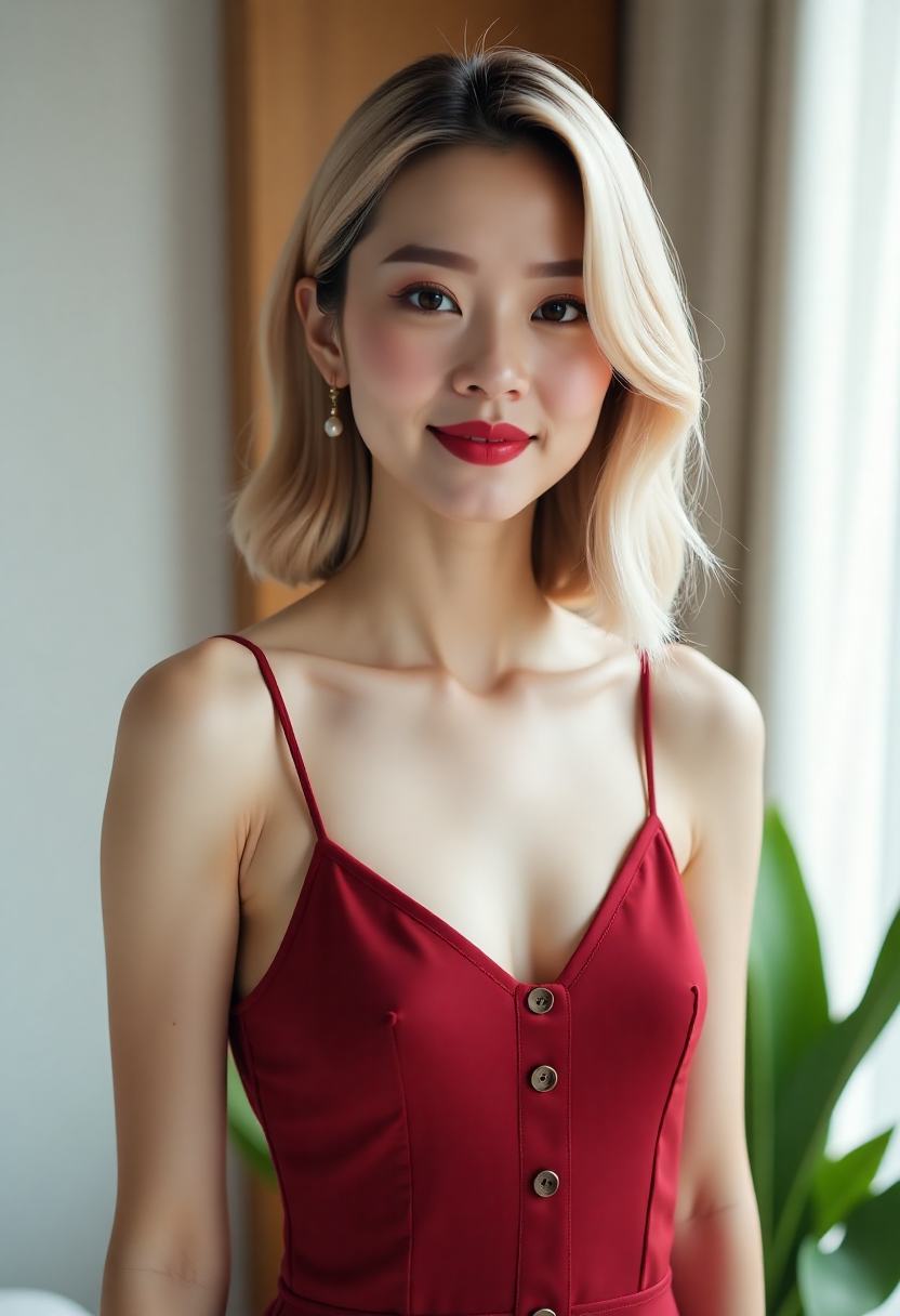 透气棉麻与蕾丝拼接睡衣