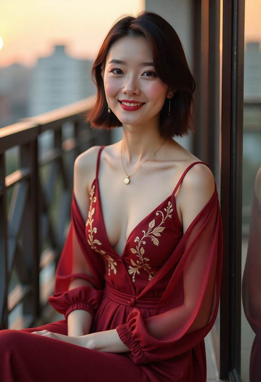 甜美系开襟蕾丝连衣裙